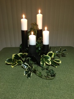 St Laurence candle sticks