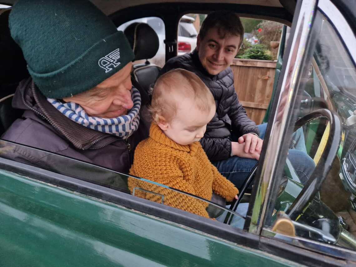 Tim and grandson